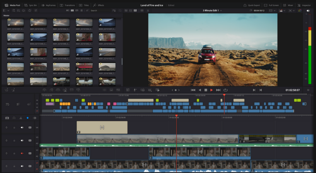 Best AI Software For Video Editing - DaVinci Resolve